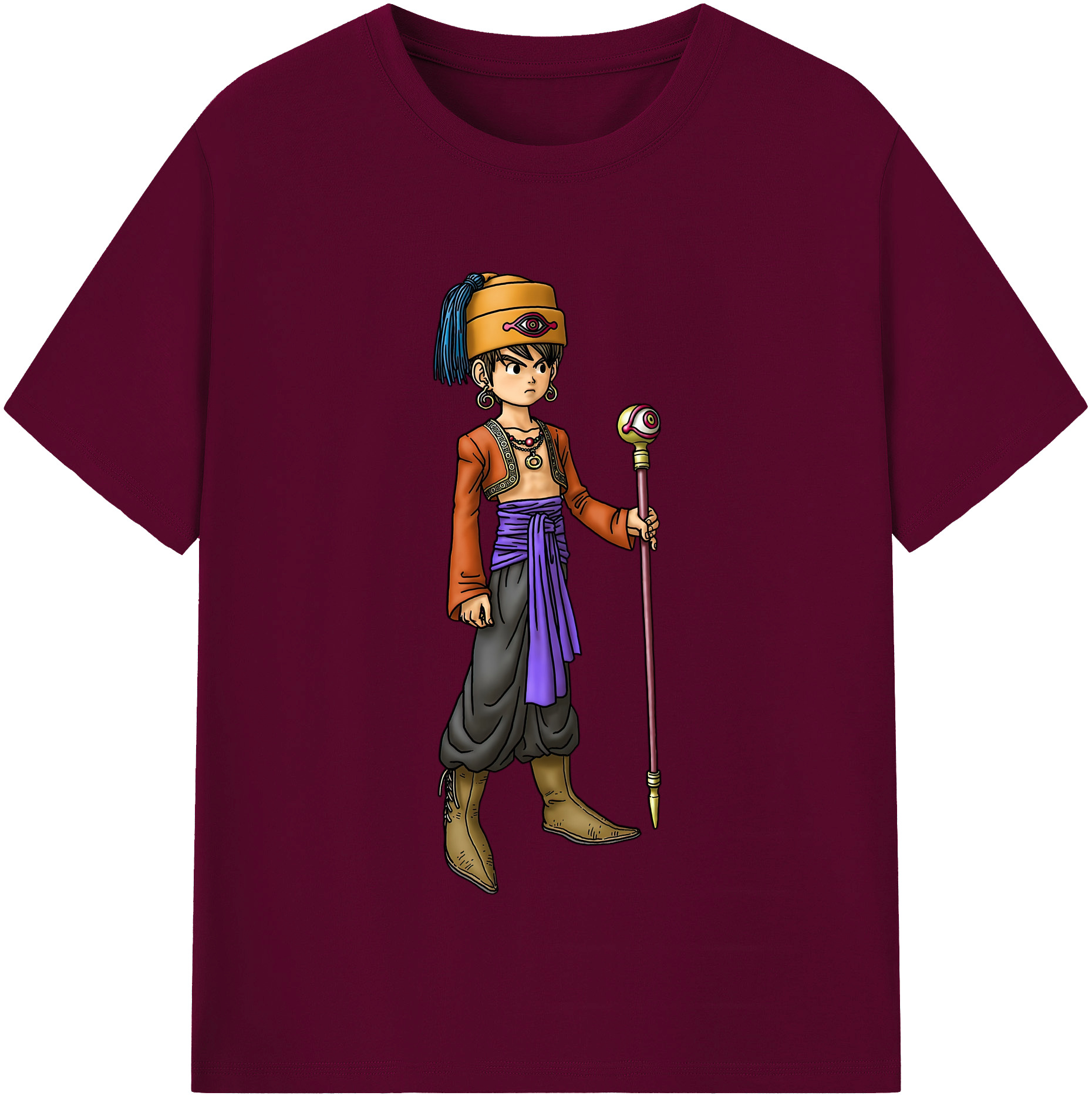 （画像用） ドラゴンクエスト Doragon Kuesuto Dragon Quest レディースカジュアルプリントTシャツ（綿100％）